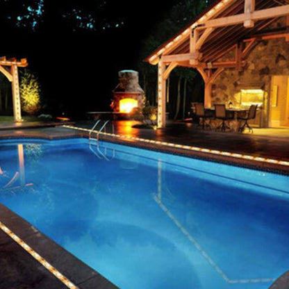 5 Meter Solar LED Strip Lights for Garden Steps Stairs Pool and Pergola Decoration Warm White