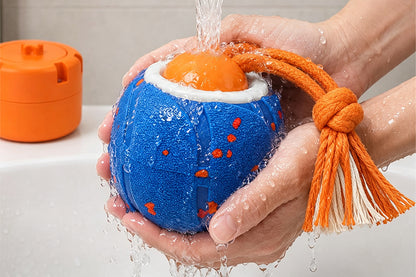 TPU Interactive Dog Ball with 3 Motion Modes Herding Ball for Dogs - Blue