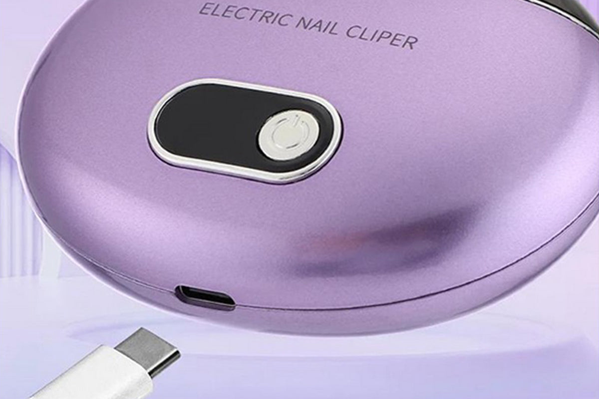 Electric USB Automatic Nail Clipper - Purple