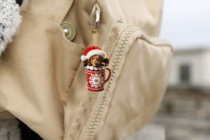 Christmas Countdown Advent Calendar Dog Holiday Collectible Hanging Ornament