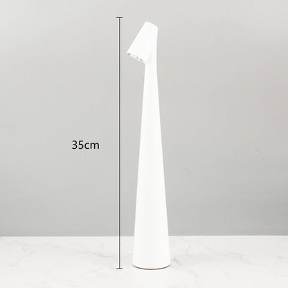 Portable Cordless LED Table Lamp Rechargeable with 3 Adjustable Brightness Levels Modes White