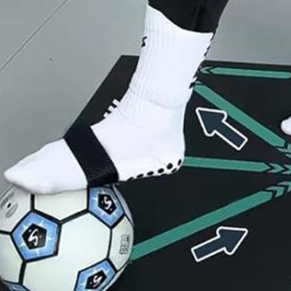 Soccer Training Mat Football Footstep Anti-Skid Shock Absorption Mat