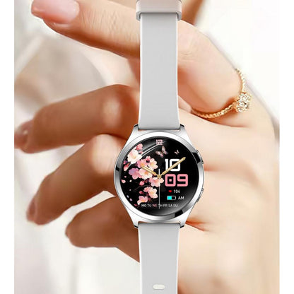 Smart Watch for Women Waterproof Smartwatch 100+ Sports Fitness Tracker Watch-Silver