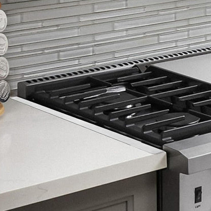 4Pcs Adjustable Stove Gap Fillers Heat Resistant Stove Gap Covers Stainless Steel Gas Stove Side Gap Protector Silver