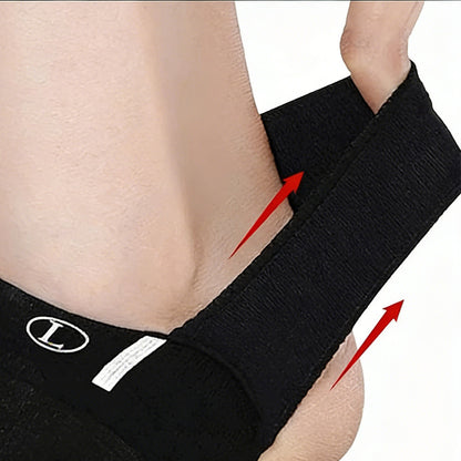Arch Support Soft Pad Brace Sleeve Ankle Foot Wrap For Feet Flat-Black