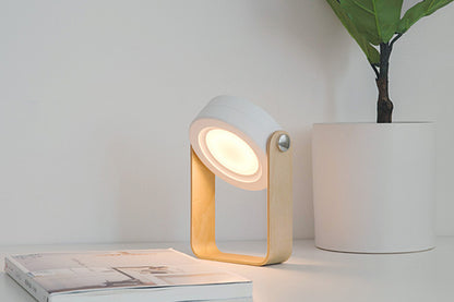 Multi Dimmable Foldable LED Night Light Table Lamp Portable Camping Flashlight-White