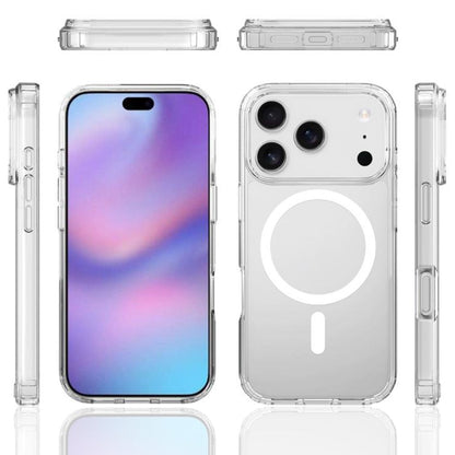Magnetized MagSafe Phone Case ¨C Shockproof Matte Protective Cover for iPhone 17 Pro Max and 17 Air Transparent