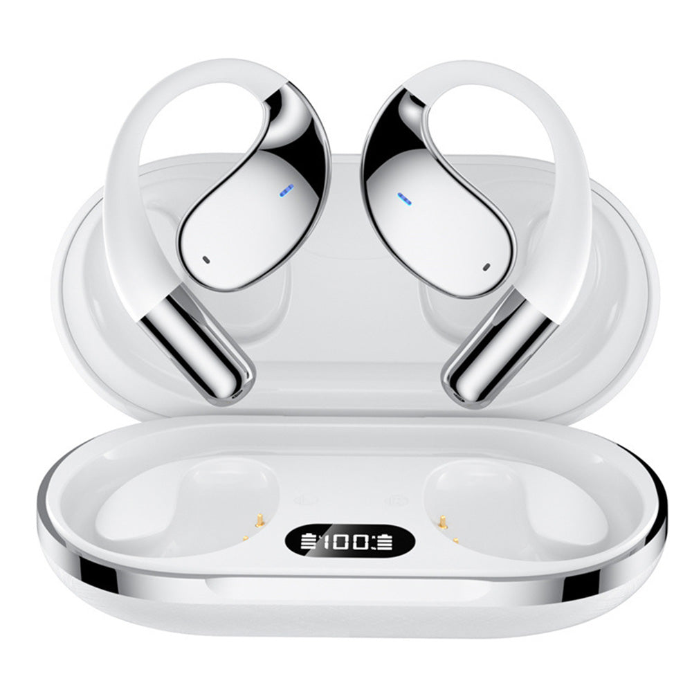 115-Language Wireless AI Translator Headphone Bluetooth Earbuds with Charging Case White