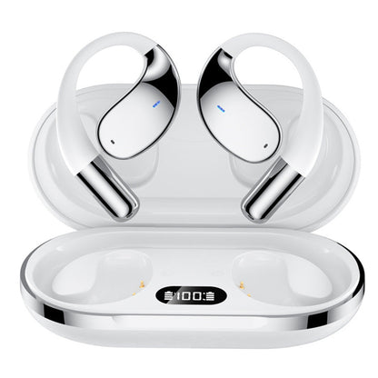 115-Language Wireless AI Translator Headphone Bluetooth Earbuds with Charging Case White
