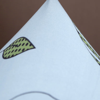 Printed Ergonomic Office Computer Game Chair Slipcovers Stretchy Seat Chair Covers -Blue