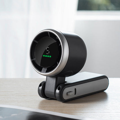 Portable Handheld Turbo Fan with 5-Speed Settings Mini Travel Fan for Beach and Outdoor Use Black