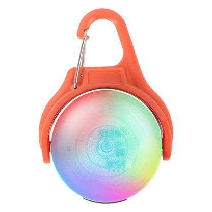 4-Mode Dog Collar Light for Night Walking Rechargeable Pet Collar LED Light Orange