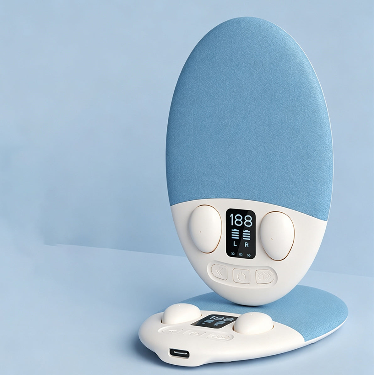 2 in 1 Under Pillow Sleep Speaker Bluetooth Headphones - Blue