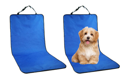 2Pcs Nonslip Waterproof Durable Car Universal Fit Interior Backseat Dog Seat Covers-Blue