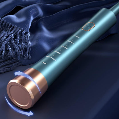 Electric Toothbrush for Adults ¨C Sonic Toothbrush with 6 Brush Heads and Smart Timer Green