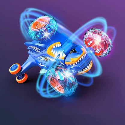 Remote Control 4WD RC Stunt Car 360-degree Rotating with Lights Christmas Gift Style 2