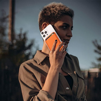 For iPhone Adjustable Magnetic Phone Stand PU Leather Wallet for iPhone 15/14/13 Series Brown