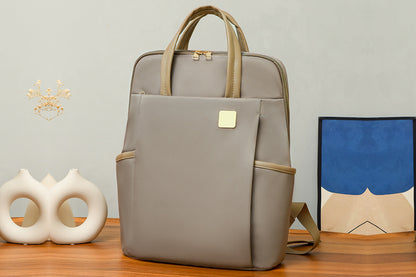 Laptop Backpack for 13.3-inch Laptops Water-resistant Multiple Compartments Laptop Bag -Khaki