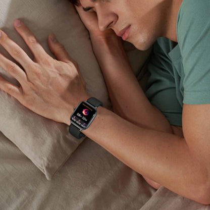 Bluetooth Smart Watch Sports Tracker Heart Rate/Sleep Monitor for iOS/Android Phone Black