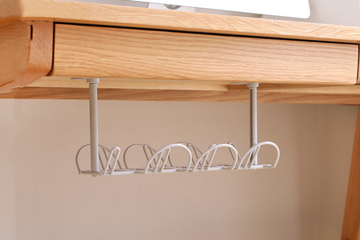 2Pcs Large Space Desk Cable Management Cord Organizer For Home Office