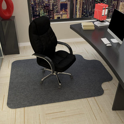 Anti-Slip Office Chair Mat for Carpet - Dark Grey