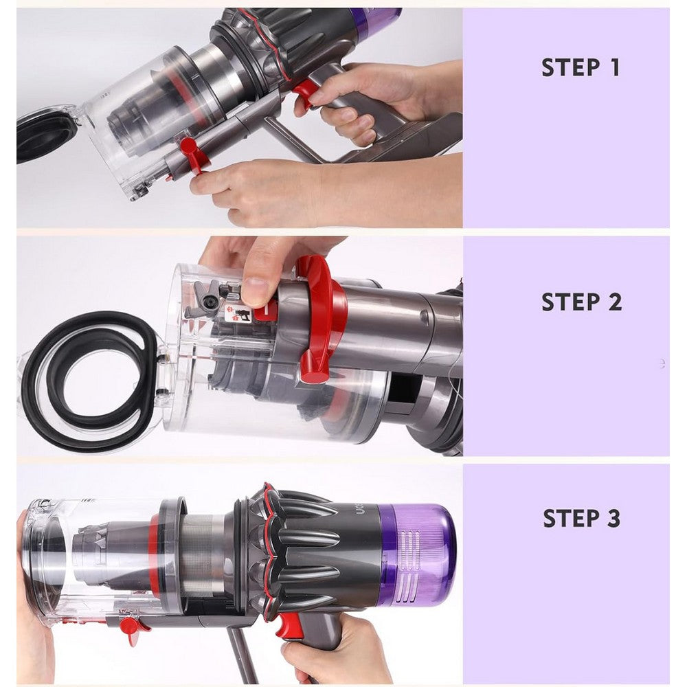 Dust Bin Replacement Compatible With Dyson V12 SlimV10 Vacuum Cleaner