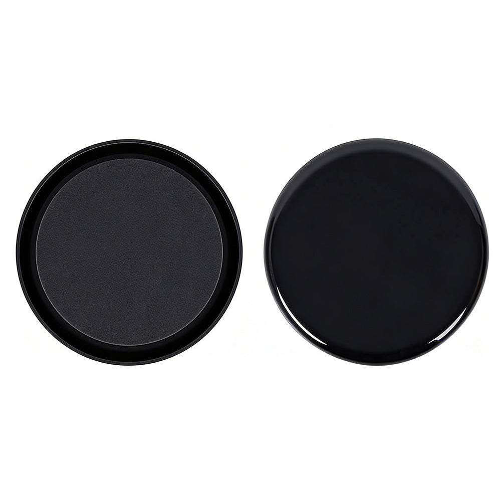 8 Piece Furniture Sliders Reusable Pads for Hardwood Floors and Carpet -Black