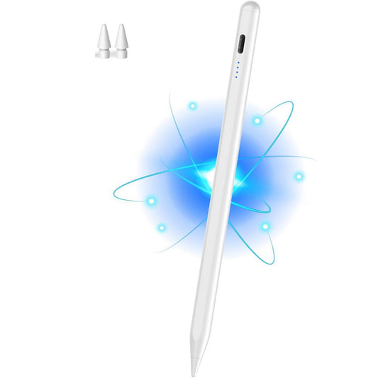 Stylus Pen for iPad A16 11 10 9 8 7 6 iPad mini 7 6 5 with 2 Tips-White