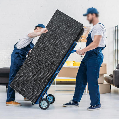 Non-woven Moving Blankets Furniture Packing Pads for Moving and Storage Black