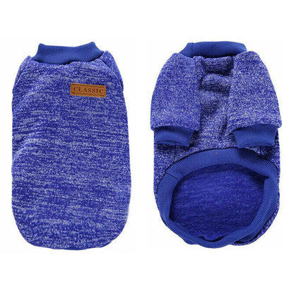 Dog Sweatshirt Pullover for Dogs Cats-Blue