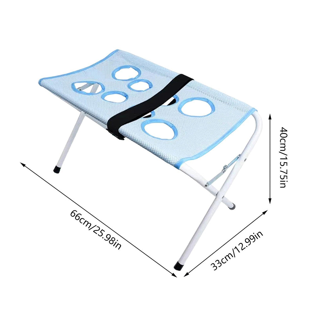 Pet Grooming Hammock Bathing Restraint Bed for Claw Care - Blue