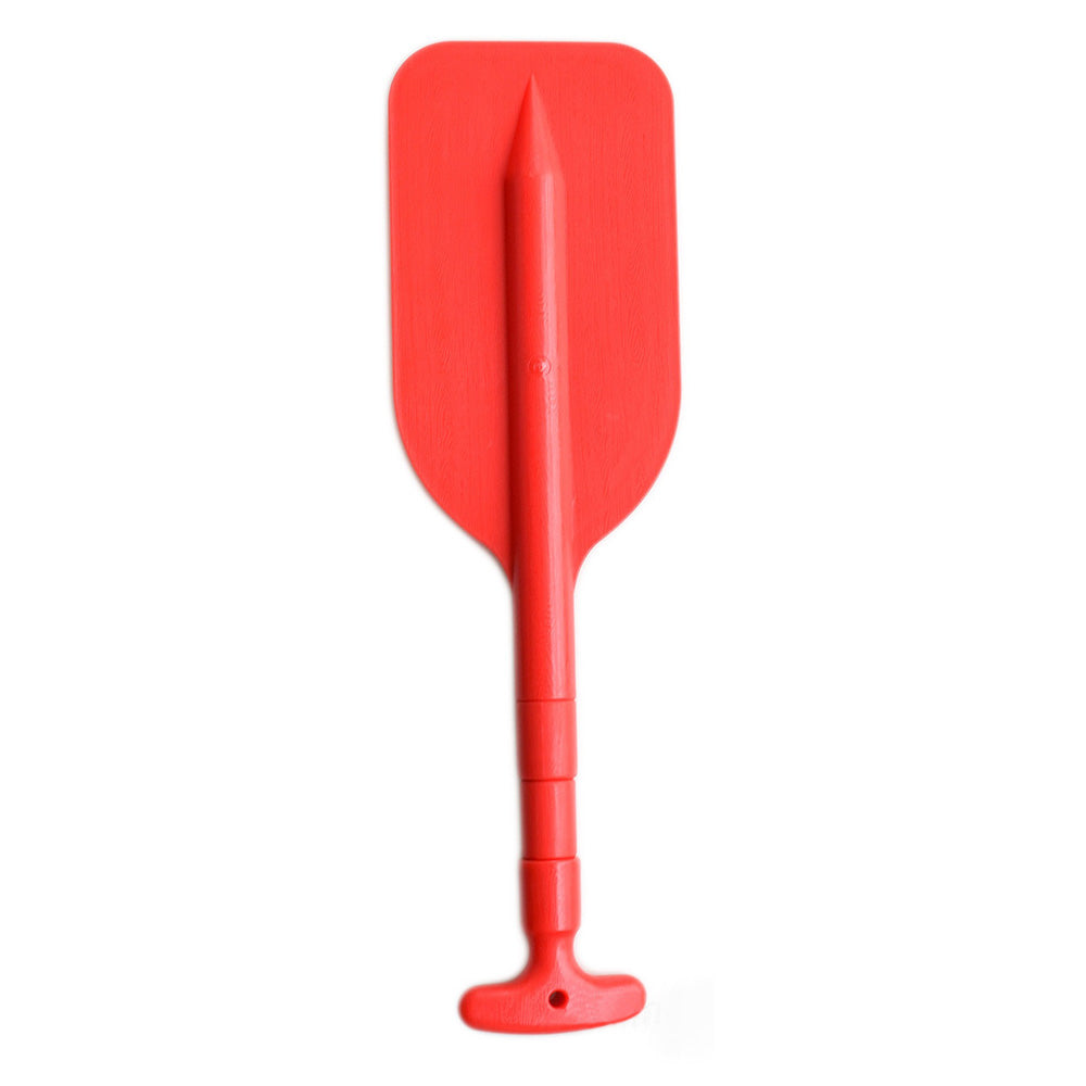 Telescoping Boat Paddle Portable Aluminium Shaft for Kayaing Boating Canoeing River Tubing Red