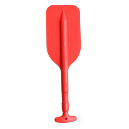 Telescoping Boat Paddle Portable Aluminium Shaft for Kayaing Boating Canoeing River Tubing Red