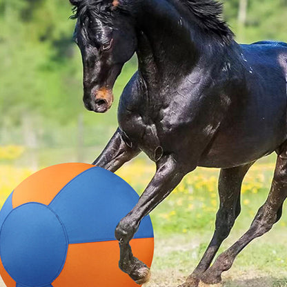Outdoor Dog Herding Play Ball with Reinforced Oxford Fabric and Slow Deflation - Orange
