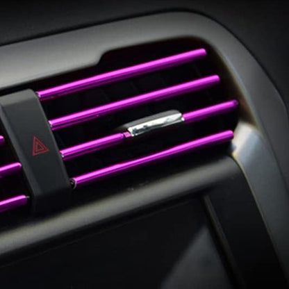 20 Pack Car Interior Air Vent Decorative Trim Strip-Purple