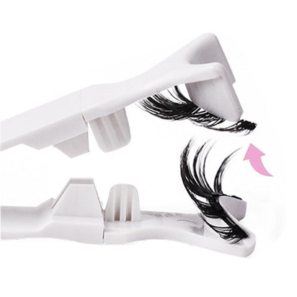 Pair of Reusable Clip-On Natural Look Eyelashes Glue-Free Fake Lashes Style 3