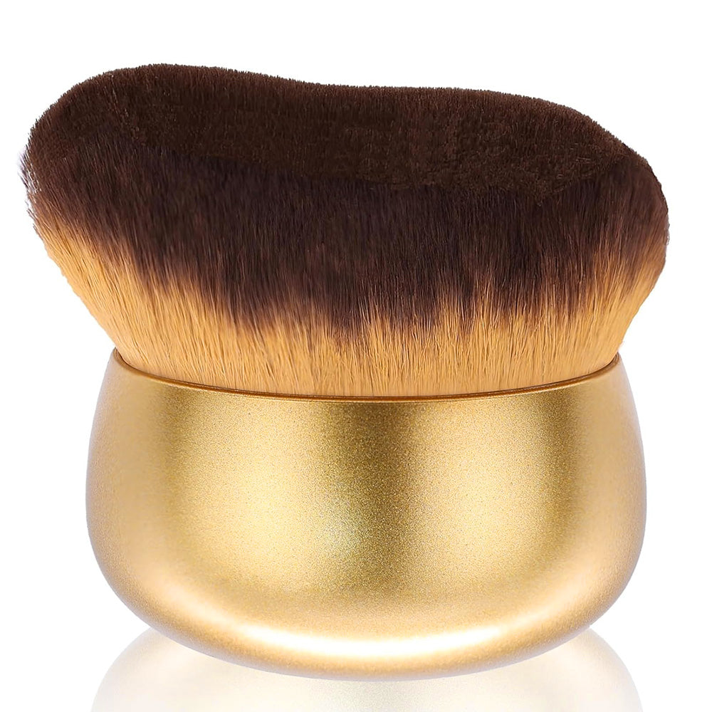 Extra Large Body Makeup Brush for Self Tanner & Liquid Cream Blending Gold