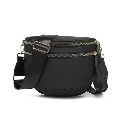 Oxford Cloth Large Capacity Crossbody Bag ¨C Lightweight Shoulder Messenger Bag for Women Black