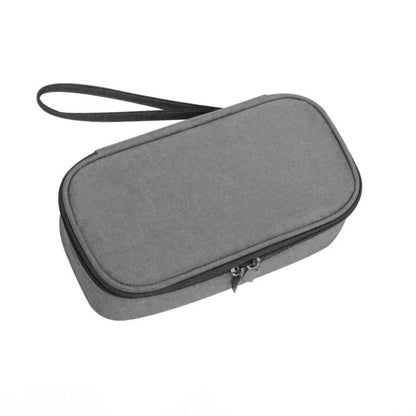 Insulated Insulin Cooling Bag ââ‚?Multi-Layer Medical Travel Cooler Gray