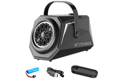 Automatic Blower Remote Control Bubble Machine - Black