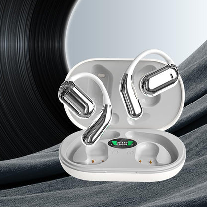 Real-Time AI Translation Earbuds Wireless Headphones for Travel Meetings Learning-White