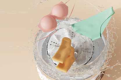 1L Underwear Washing Machine Mini Washer for Apartment Dorm RV Travel-Pink