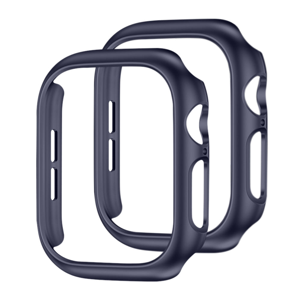 2 X Watch Case for Apple Watch S12 Scratch Resistant Watch Screen Protector Blue 42mm