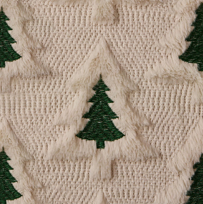 2 Pack 45x45cm Polyester Christmas Decorative Throw Pillow Covers - Green