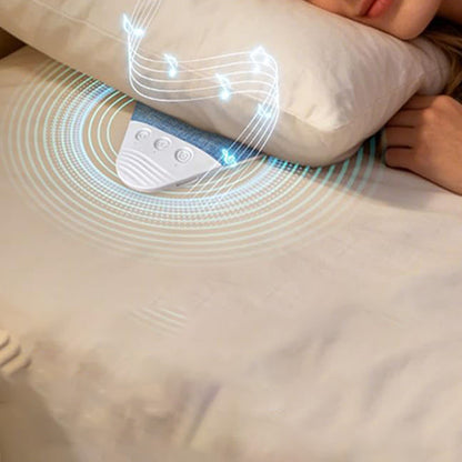 Pillow Speaker Bluetooth Under Pillow Sleep Speaker with White Noise-Blue