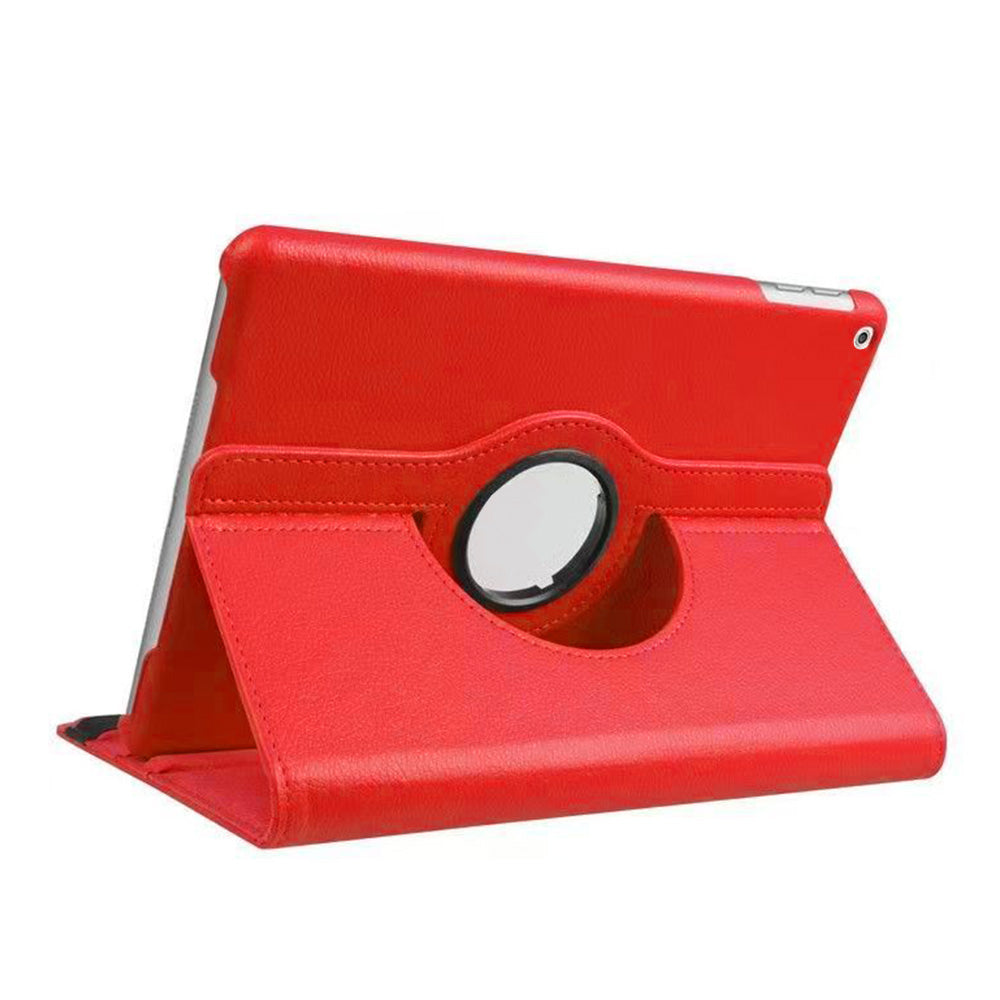 360 Degree PU Leather Case for iPad 10th and 11th Gen A16 - Red