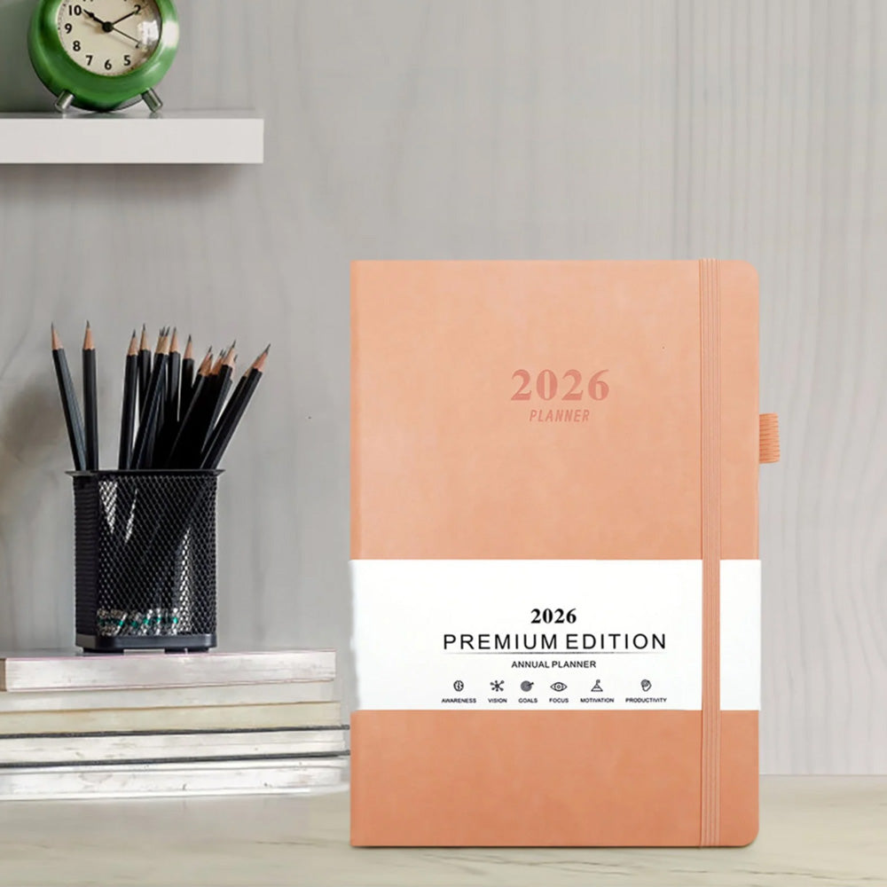 2026â€?027 Monthly Planner Calendar Pink