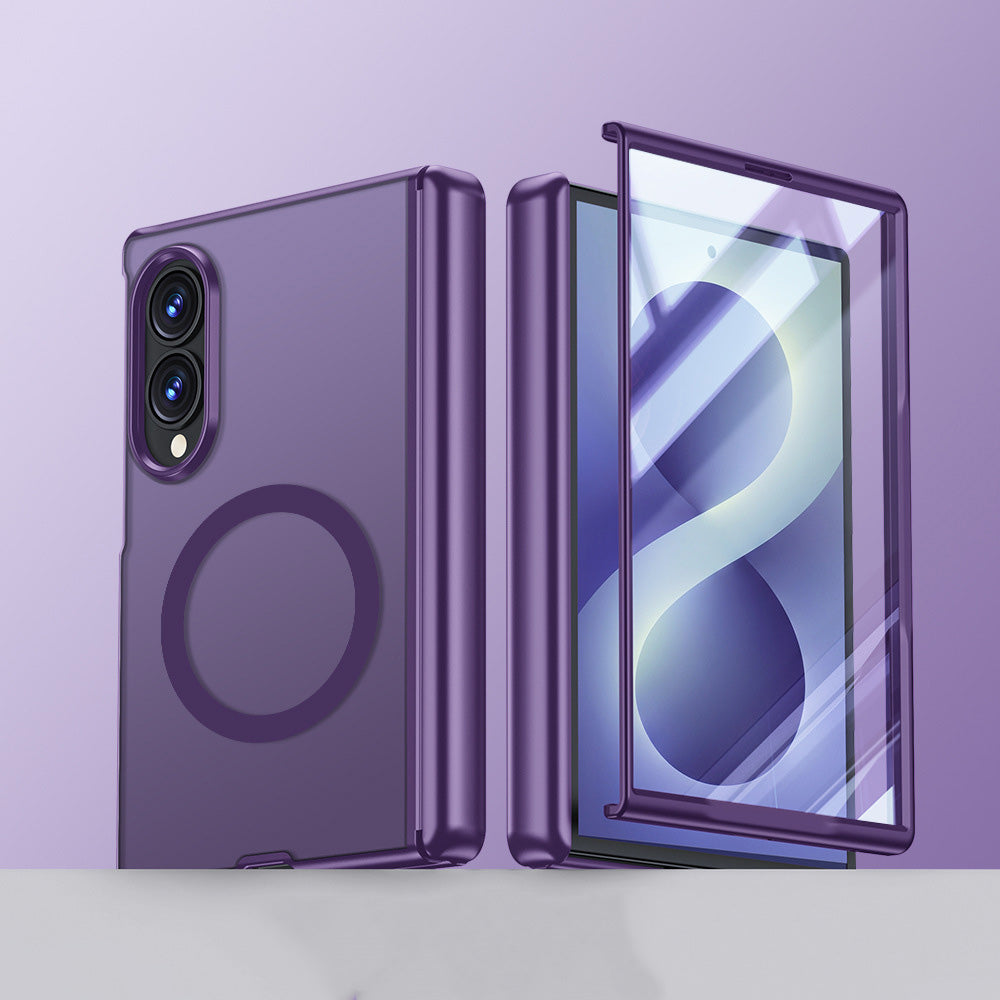 Case for Samsung Galaxy Z Fold8 with Screen Protector - Purple