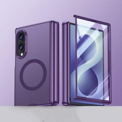 Case for Samsung Galaxy Z Fold8 with Screen Protector - Purple