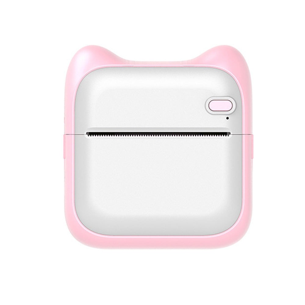 Pocket Bluetooth Thermal Printer Wireless Mobile Inkless Printer for Home Office Pink